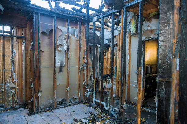 Professional Fire Damage Removal technician working in Peekskill, NY